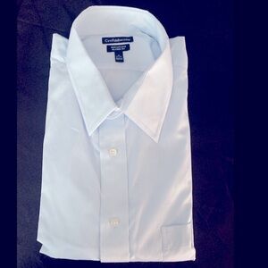 Croft & Barrow Men’s Classic Fit Dress shirt, powder blue color, 17, 34/35 NWT